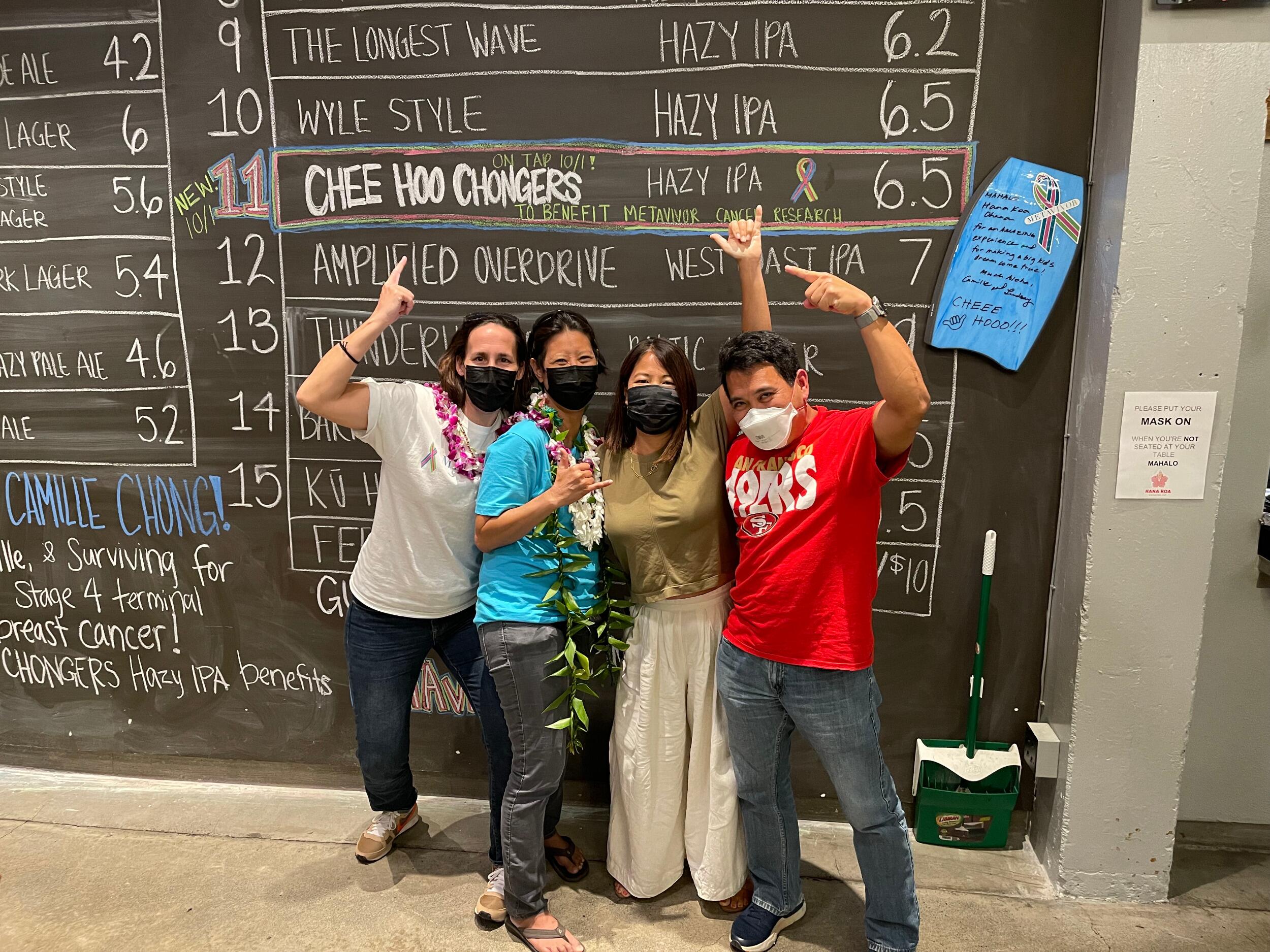 Happy Birthday, Camille! Hanging out with good friends at one of our favorite breweries. 