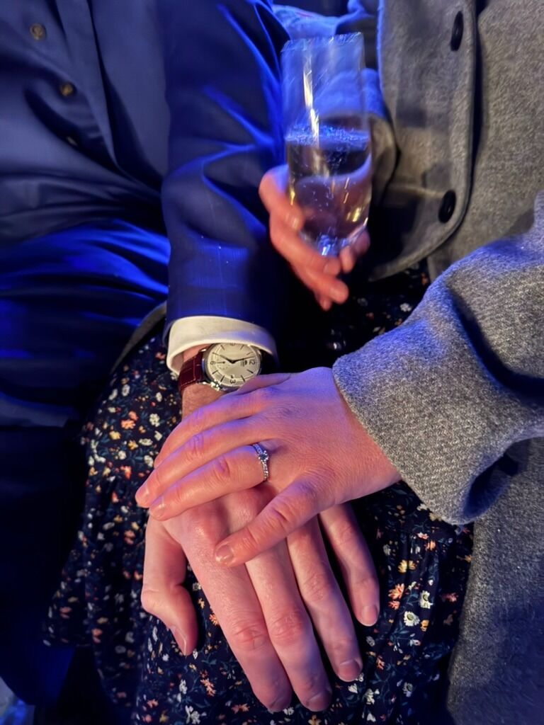 The night we got engaged!
