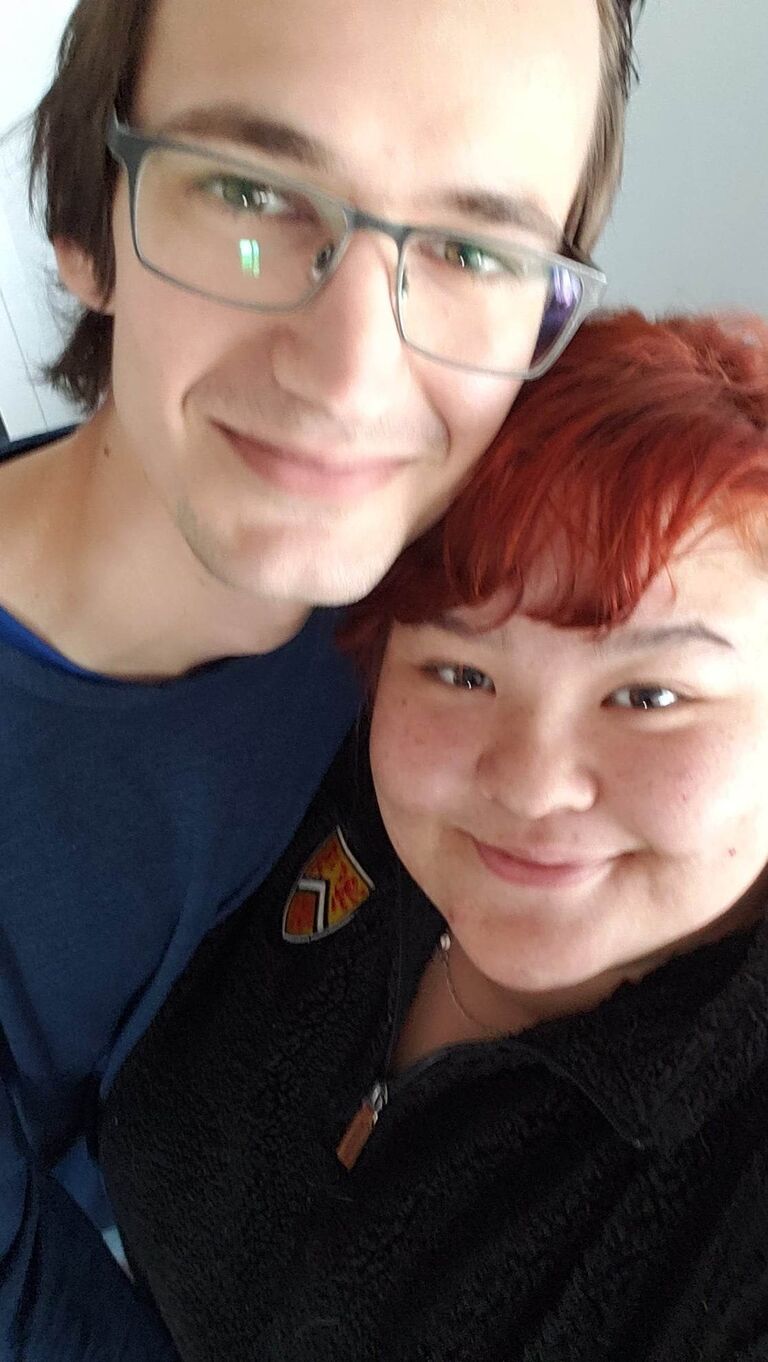 Our five-year anniversary. Hair mistakes were made