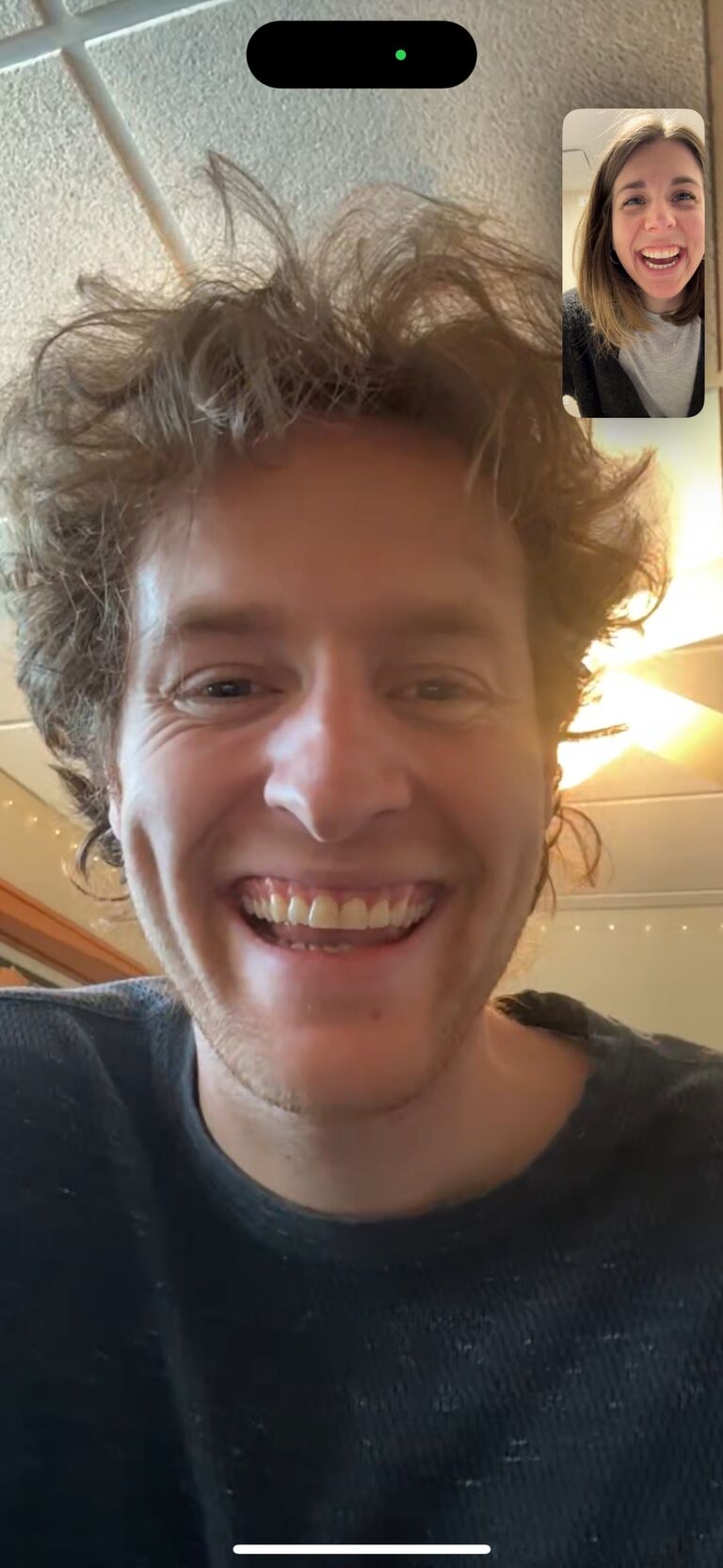 This is Drew's first FT ever. 
He had just recently gotten an iPhone.
