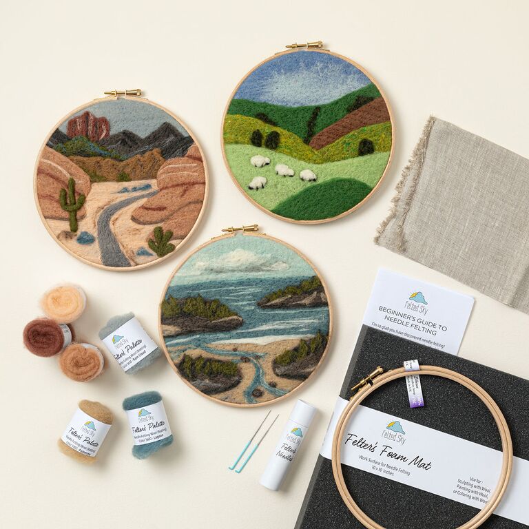 Paint with wool kits anniversary gift