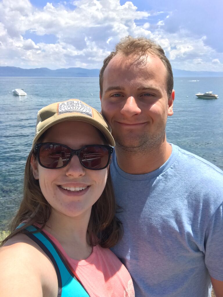 First Solo Camping Trip over Summer Break @ Emerald Bay State Park, Lake Tahoe, California - We loved to take short trips while Hendrik was stateside during the university's breaks - 3 years Together
