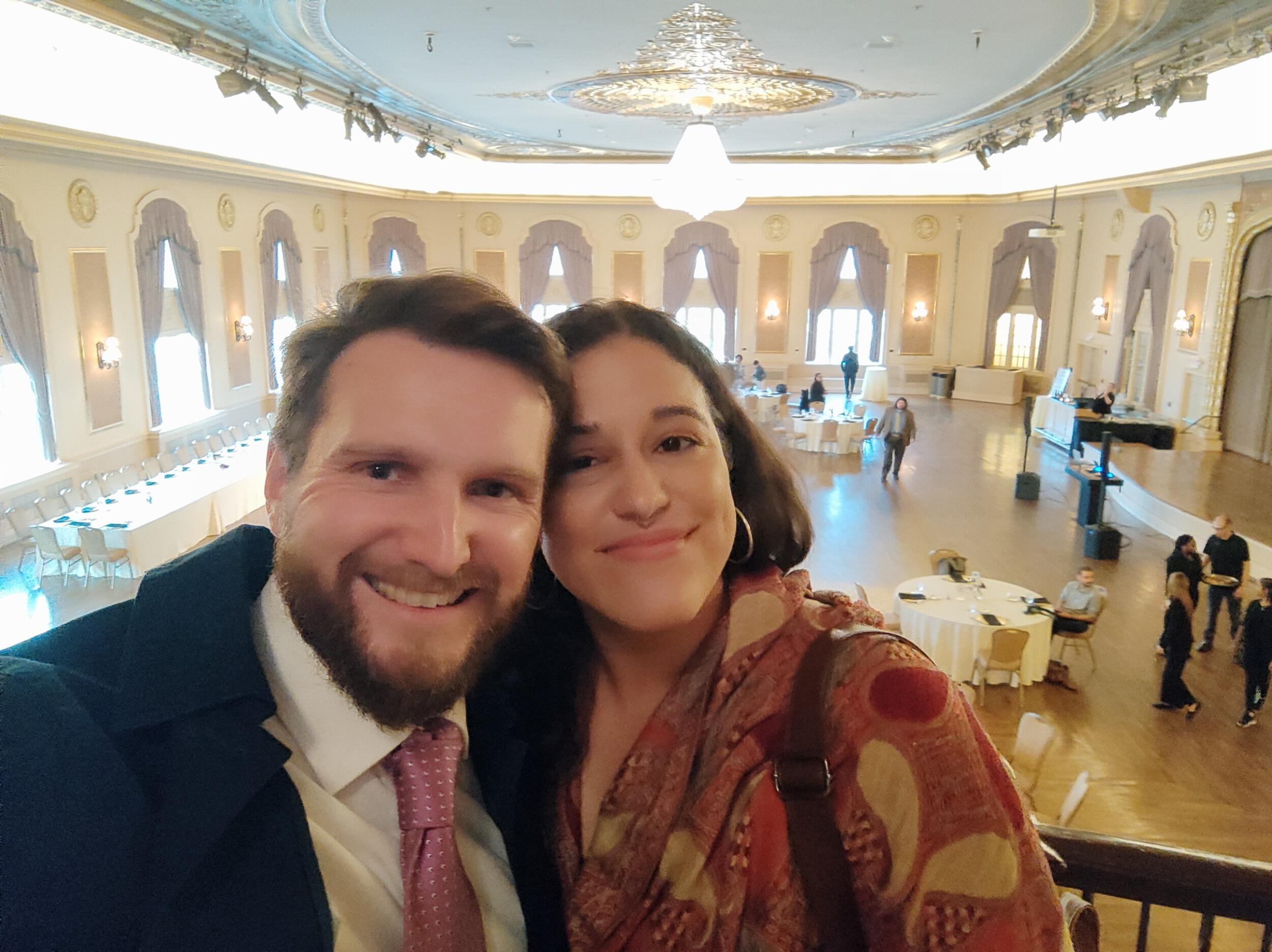 Celebrating Shasta and Wolfe's wedding in South Bend! 