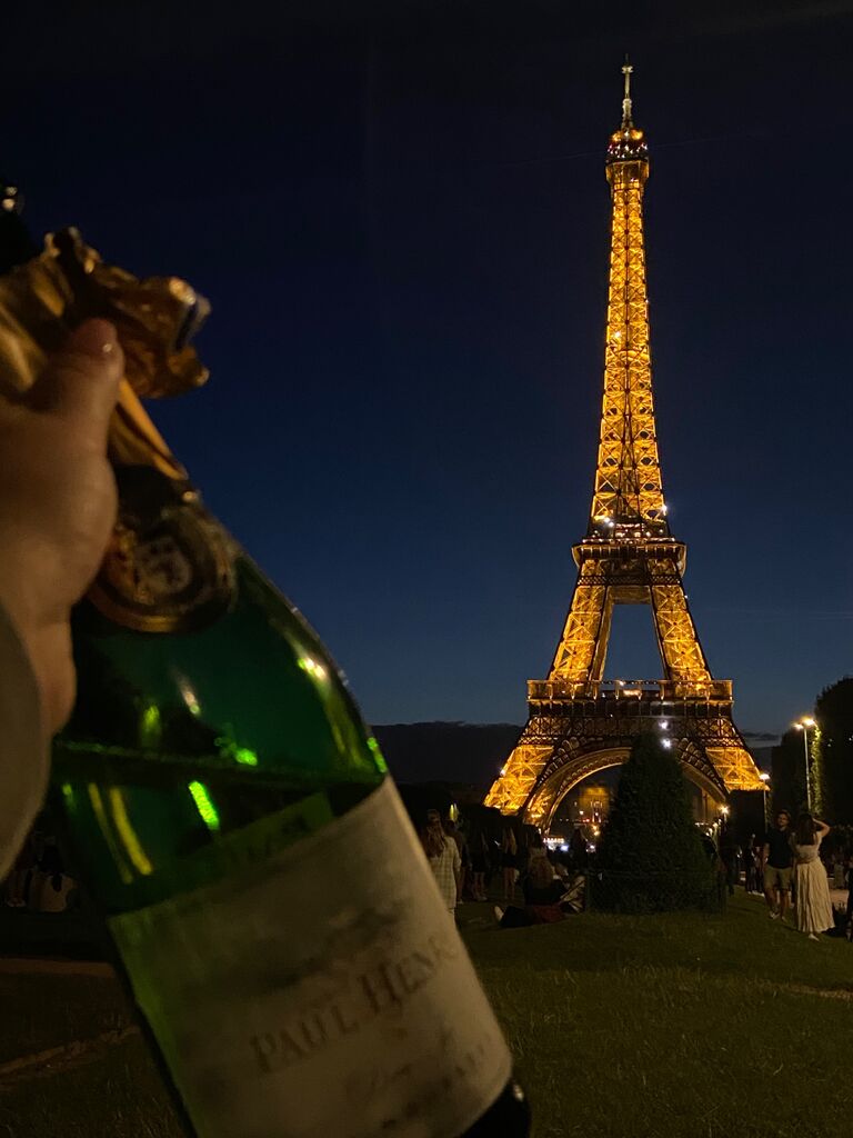 Us the whole week of Paris by the Eiffel Tower!
