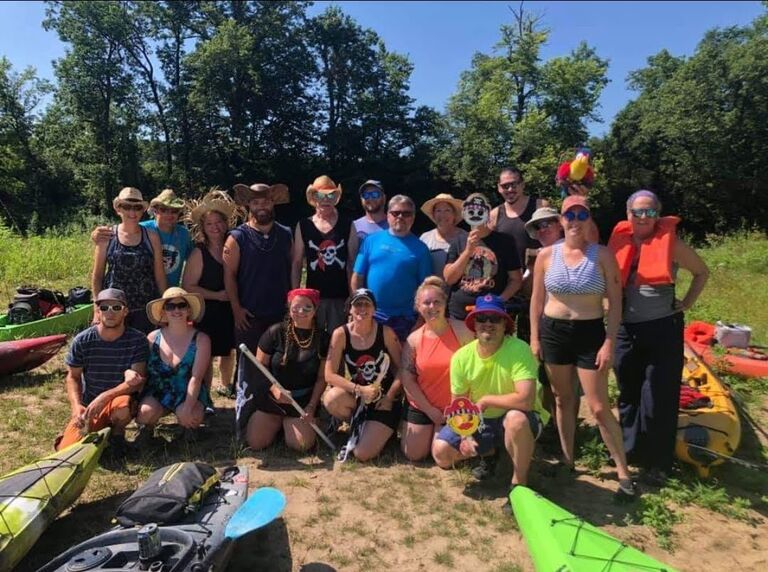 Kayak trip on the Upper Iowa River