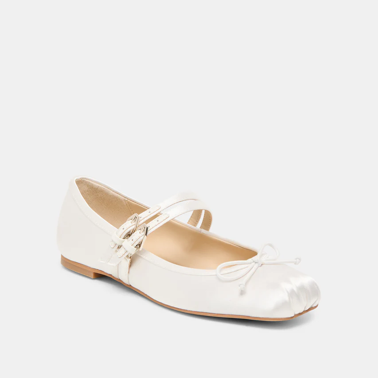 Dolce Vita satin ballet flats
