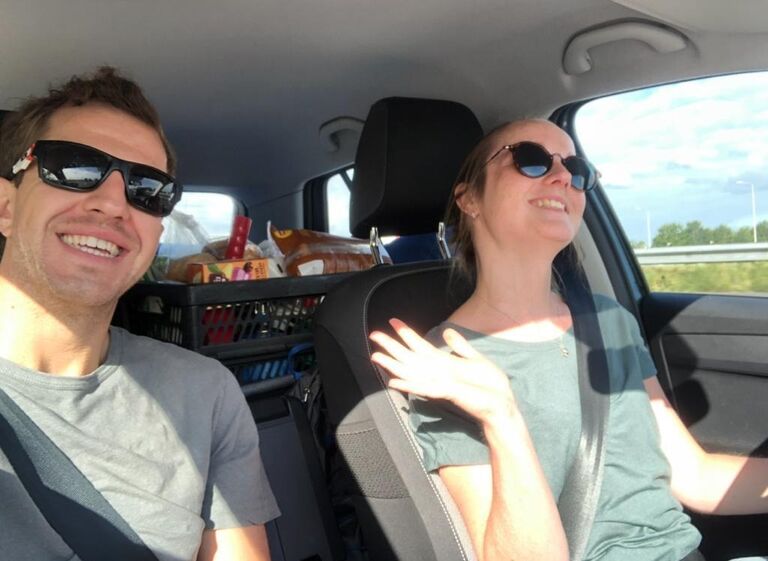 Let's go camping! Our first oficial holiday together. Camping in France.
