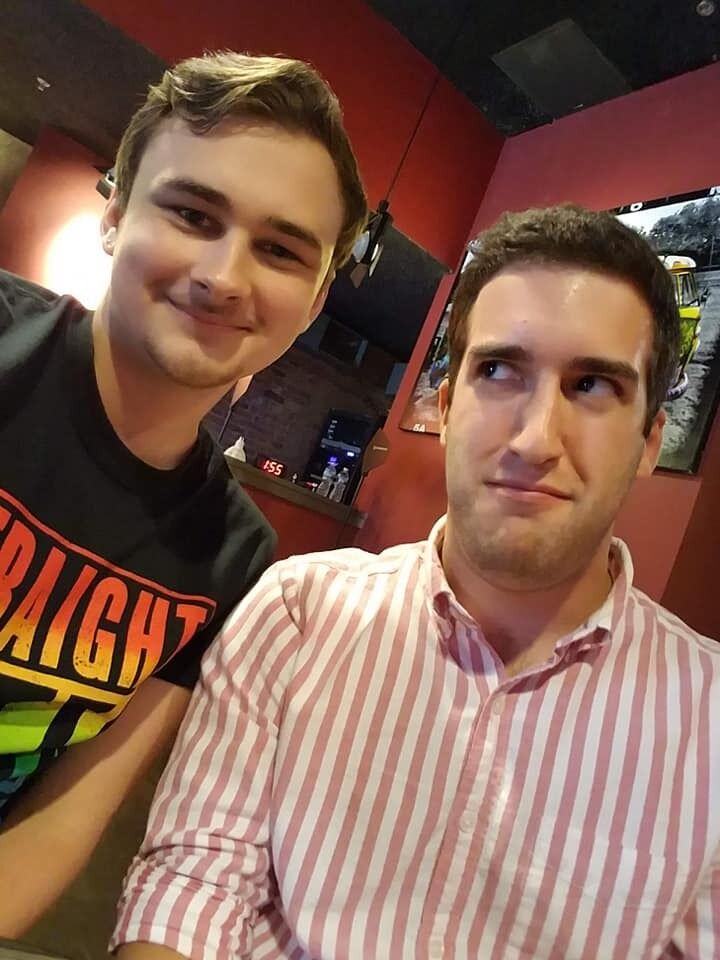 We met in June 2018. This is one of our first dates together at a drag show at The Queen in Wilmington.