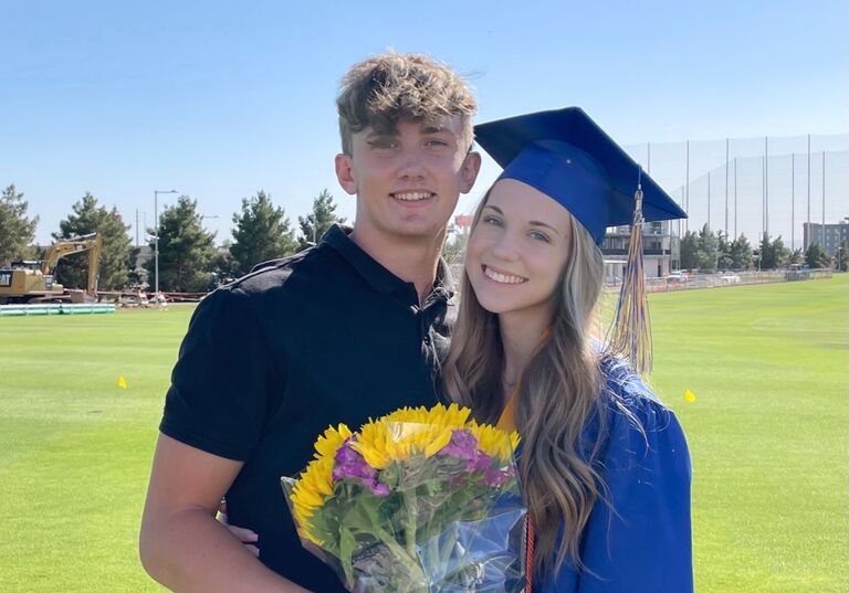 Kensey's high school graduation