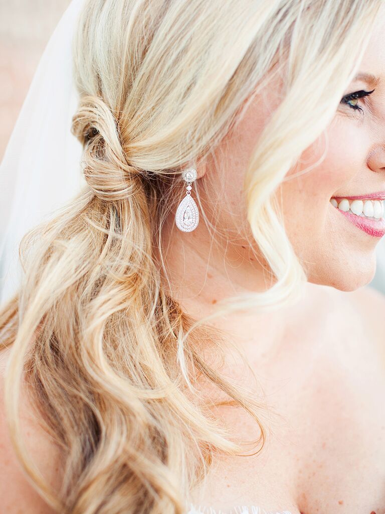 side wedding hair