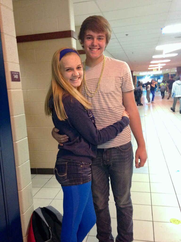 We met through going to school together in Oswego