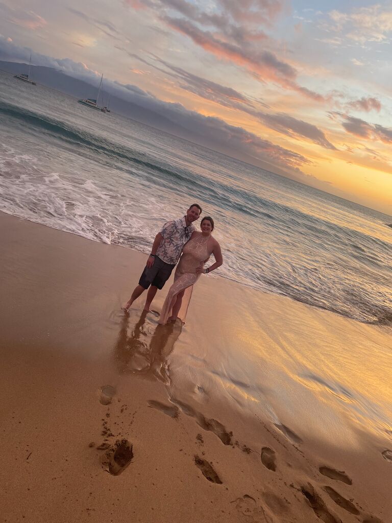Hawaii Trip John won and took me on after just a few months of dating. We must be each other's lucky charms.