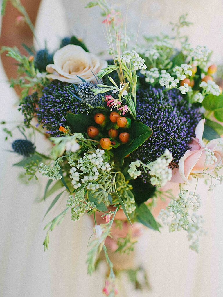 wild flower arrangements for weddings