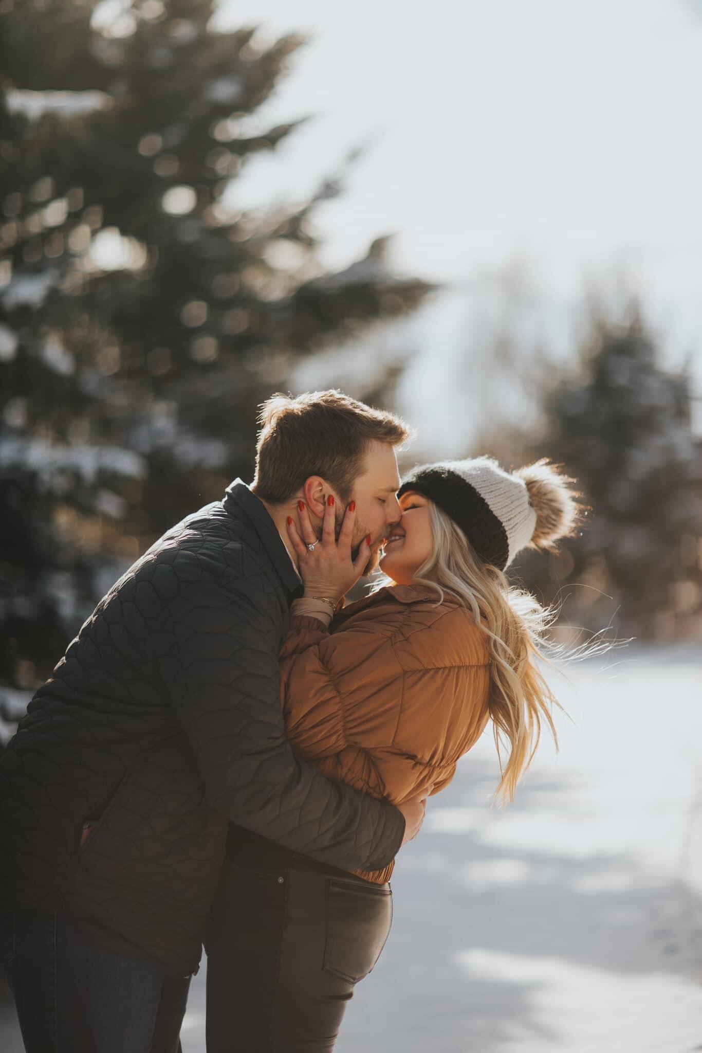 Engagement photos in the snow!