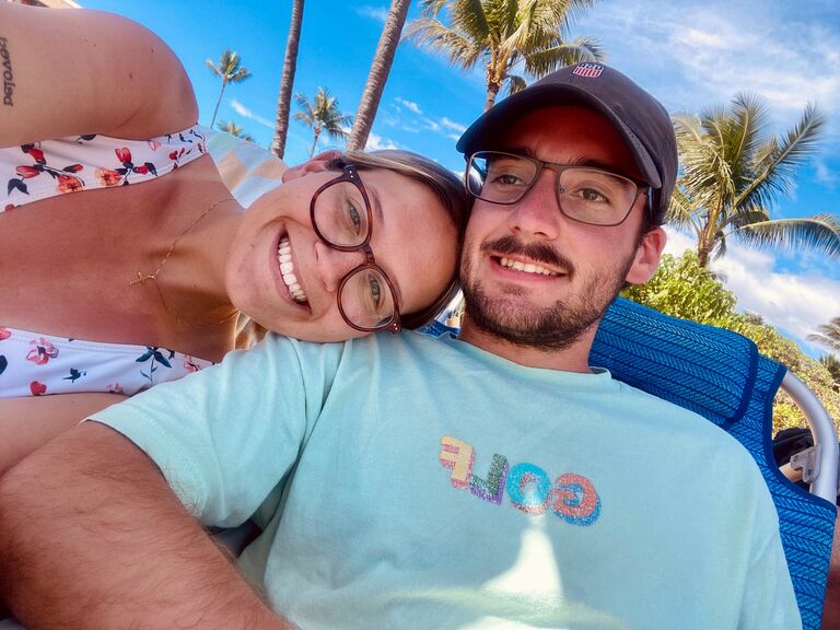 They took their first vacation with Katelyn's family to Hawaii!! 