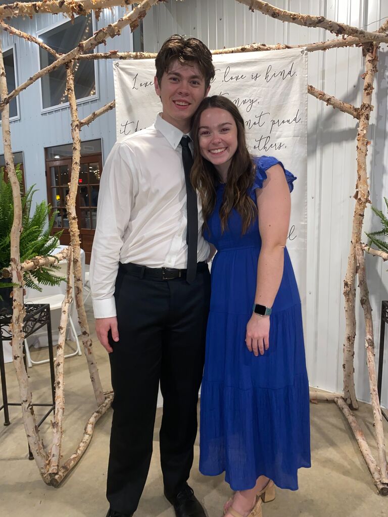 Celebrated a friend's wedding not knowing a little over a year later they would be getting married too!
