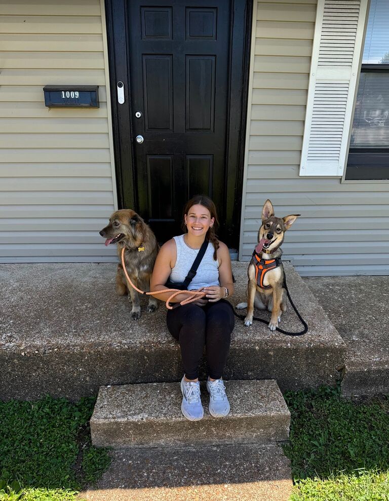 Saying goodbye to our 1st apartment!