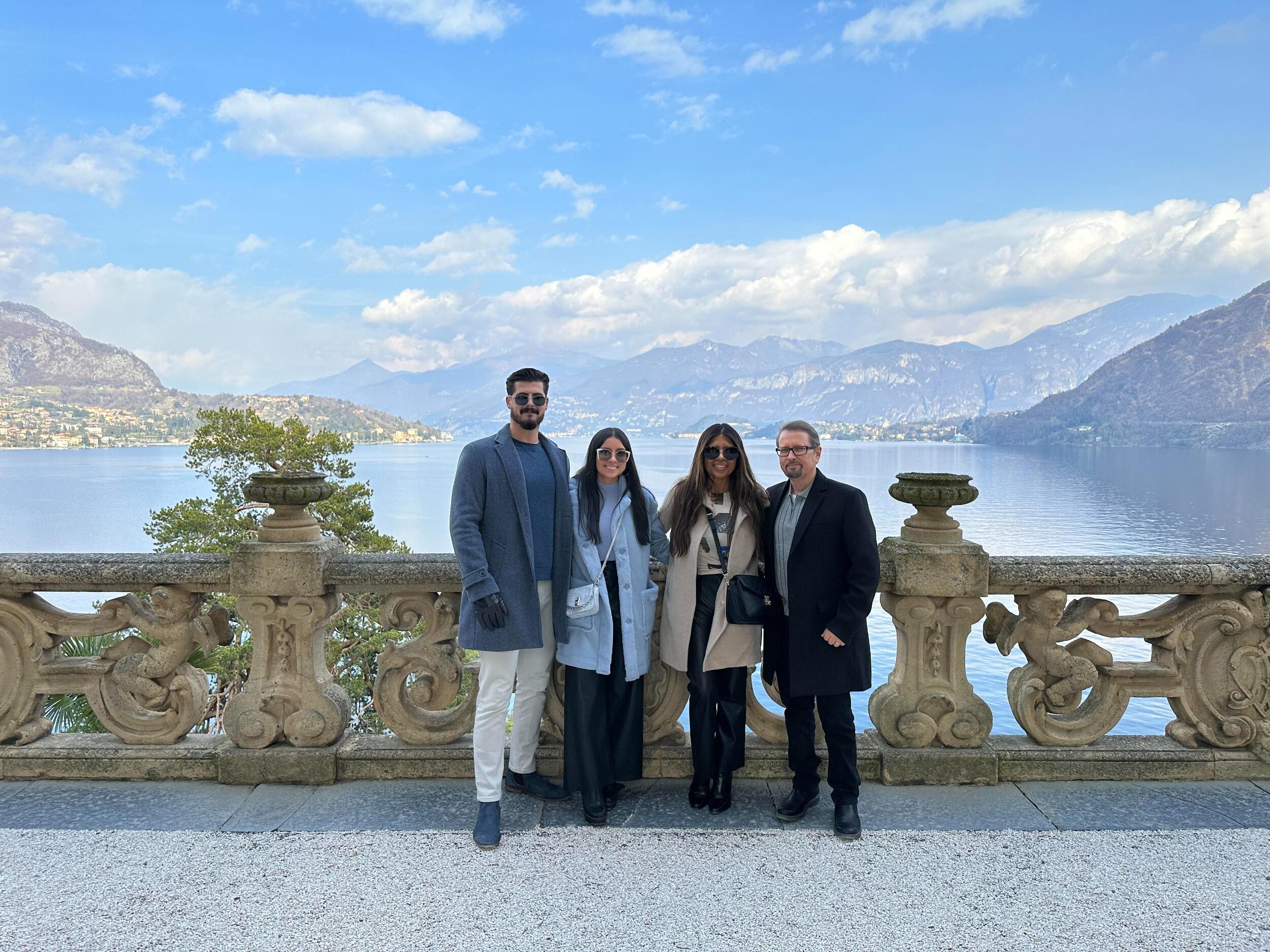 Nate, Andrea, and her parents went to Italy last year in search of the perfect wedding venue. They all had an amazing time together and were able to explore much of Northern Italy and even some cities and towns in Switzerland!