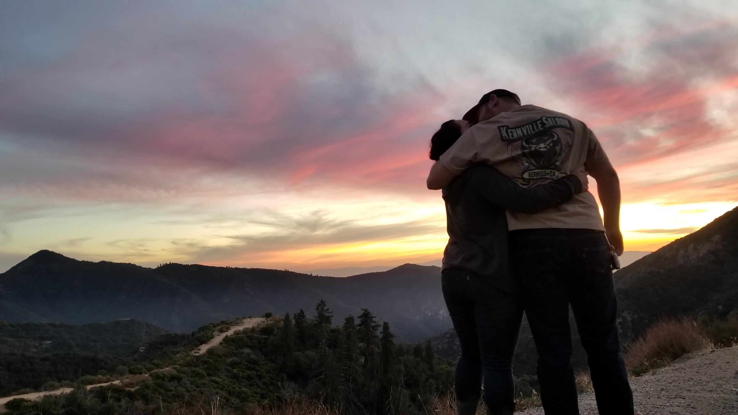 On our way back from moving Chailenn to California from Colorado.