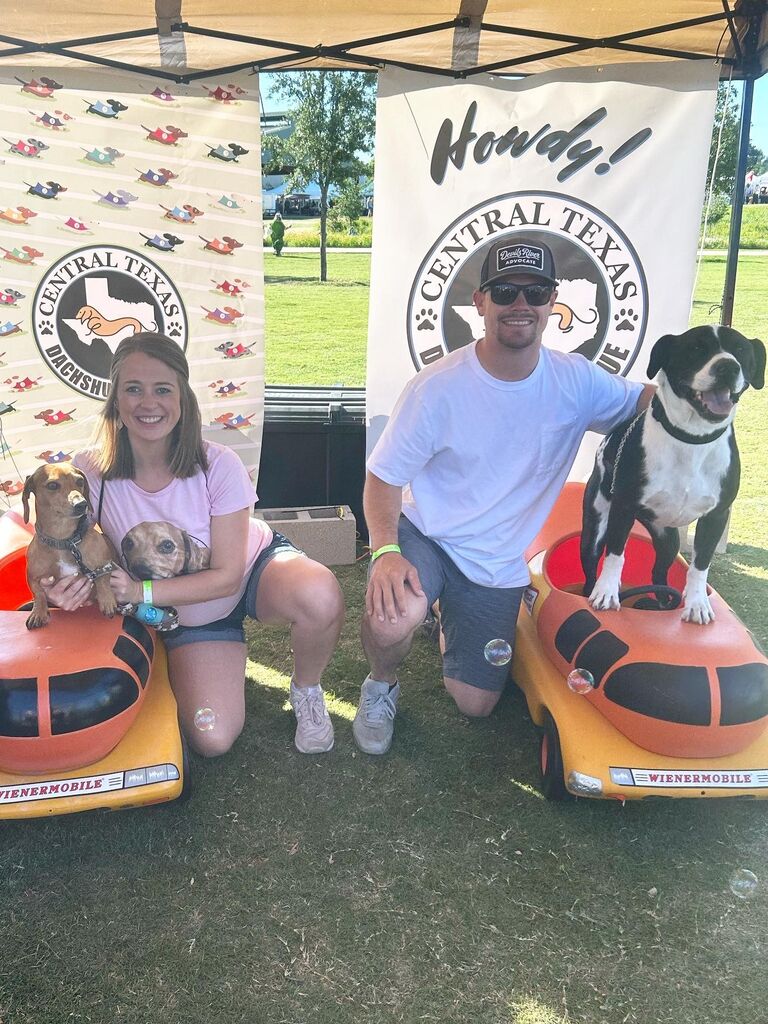 Weenie Dog Races in Buda