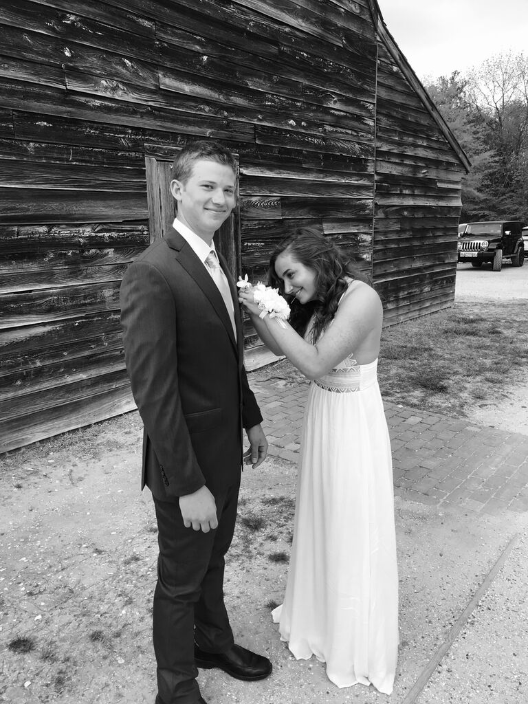 Davey's senior prom
