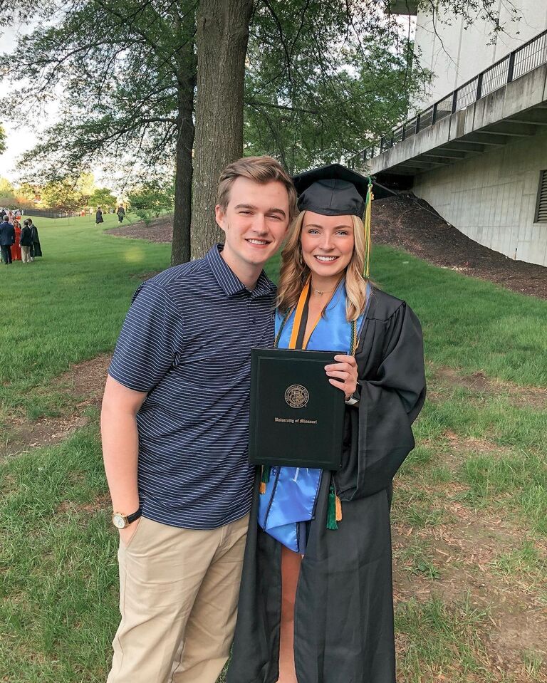 Vanessa graduates undergrad from Mizzou