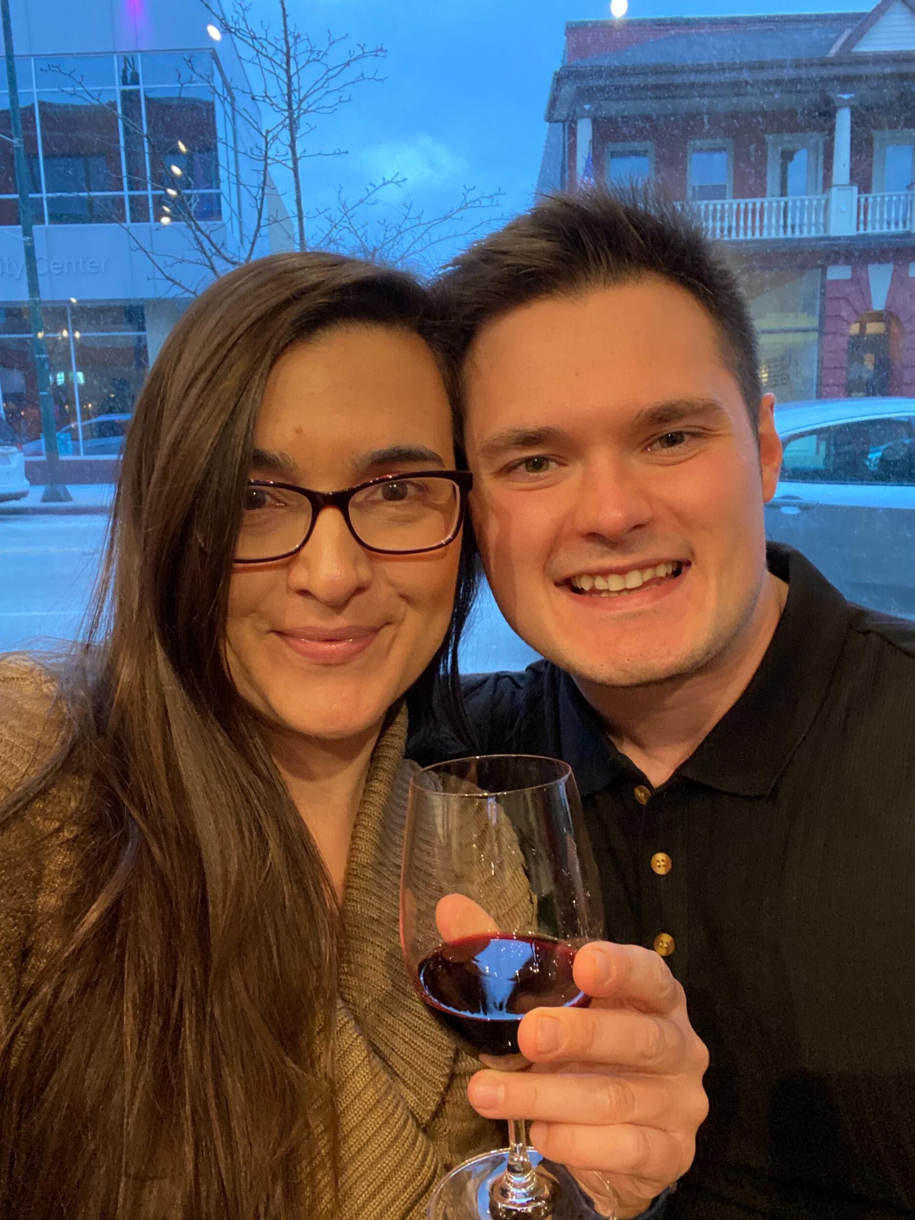 Wine bar in downtown Cleveland. 