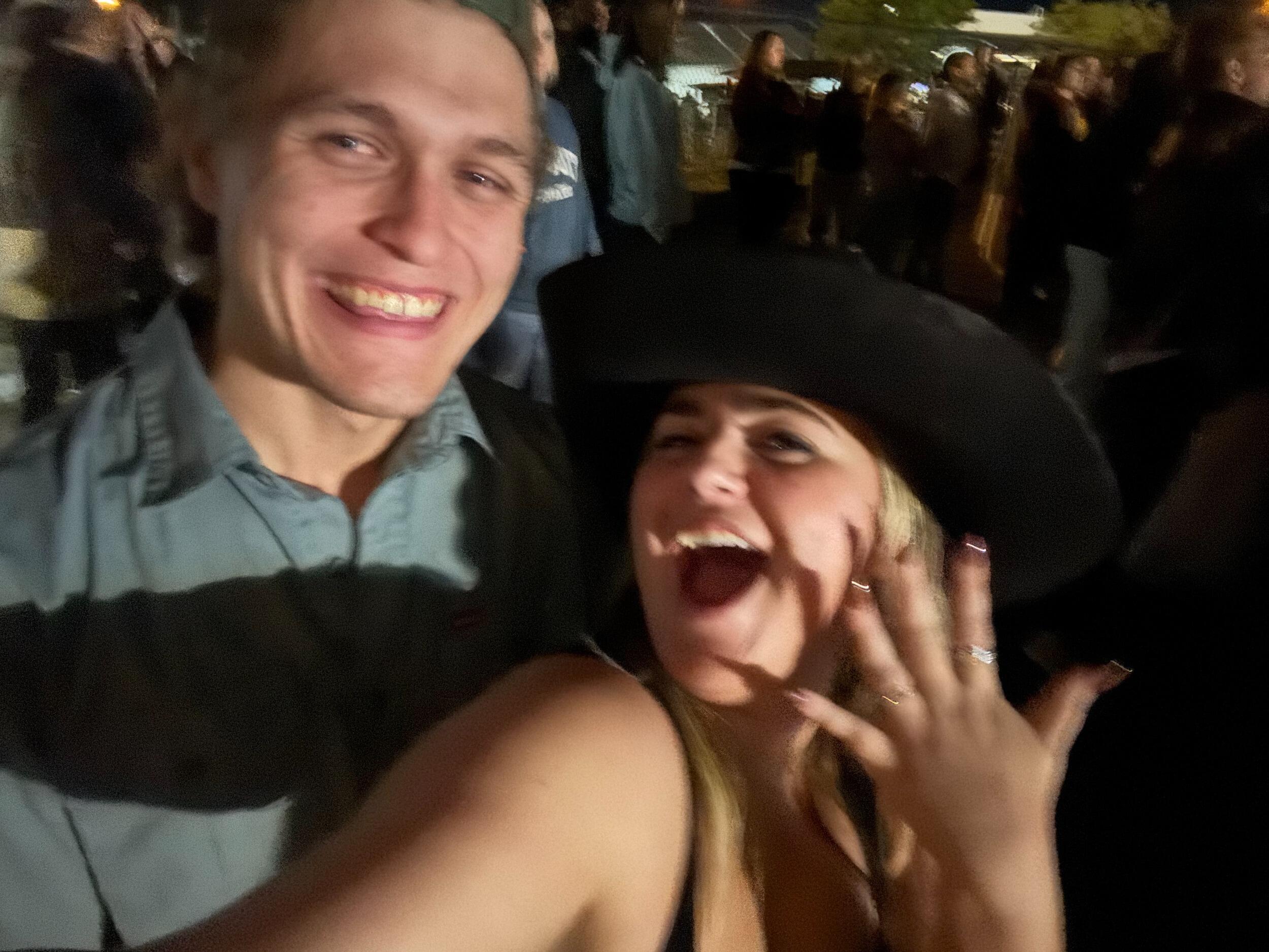 Weston fake proposed at this concert. I cried half the night cause I realized I was ready for him to really ask me 