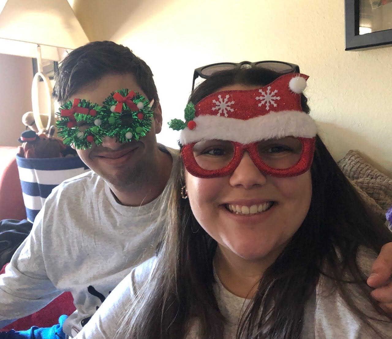 We celebrated lots of Christmases. 