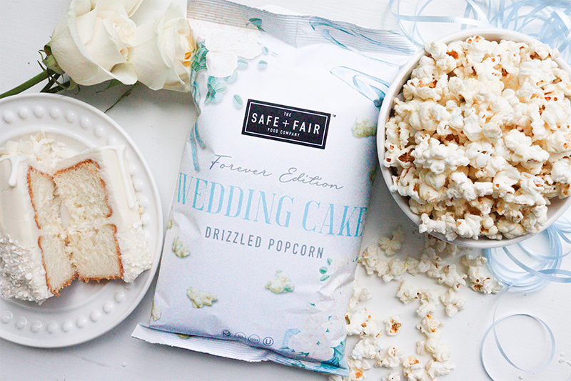 wedding cake flavored popcorn