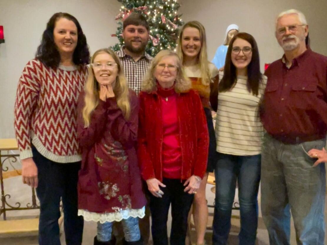 Christmas Eve Mass with my family from Iowa! ❤️