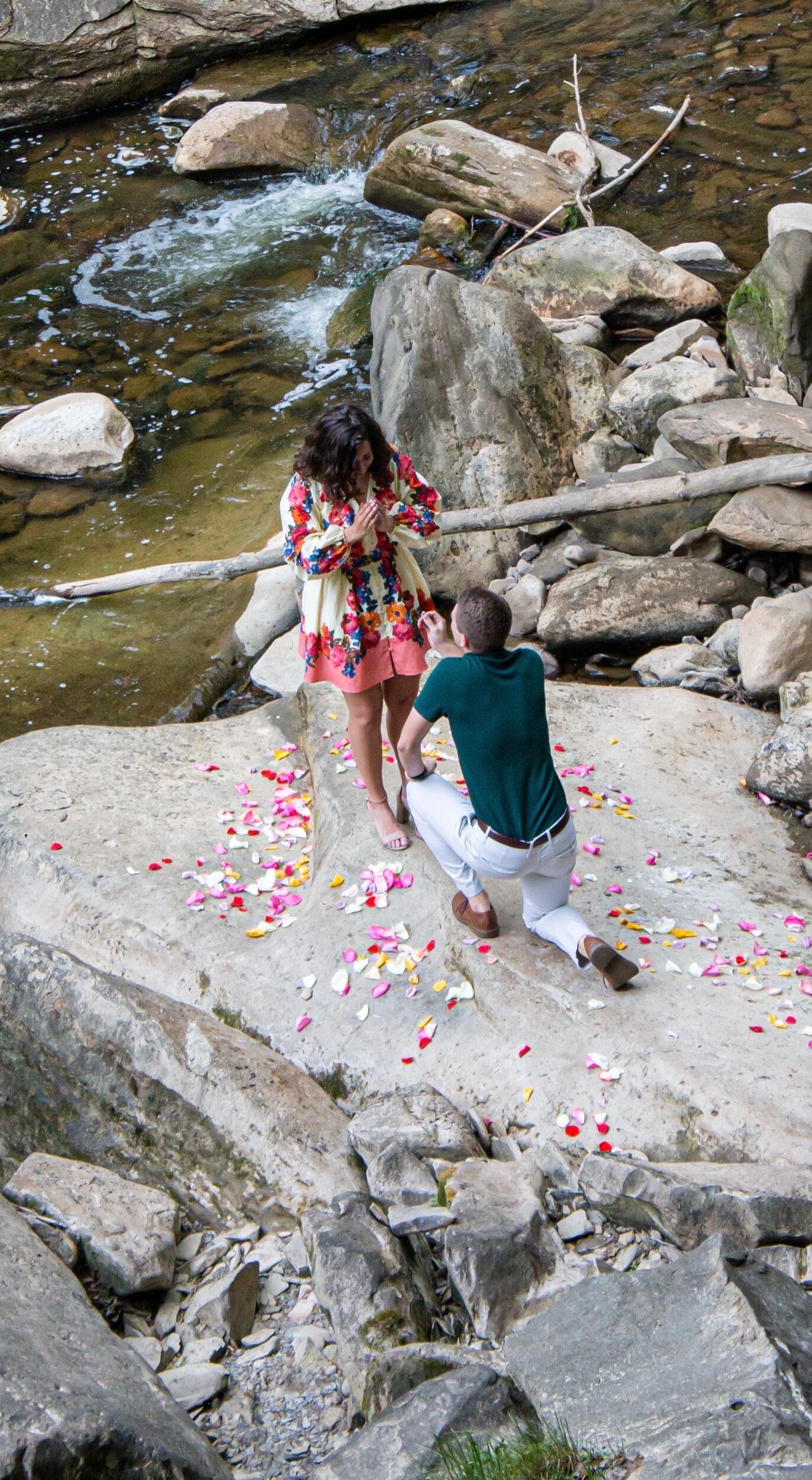 Ethan proposed! He only had to ask once this time!