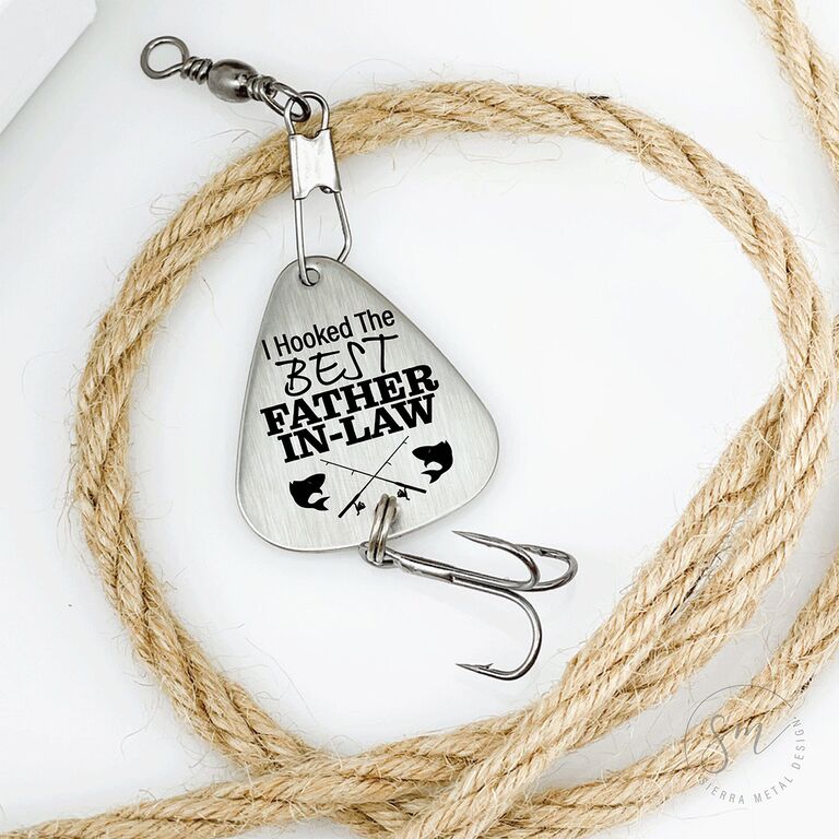 Love You Dad Fishing Hooks Daddy Son Daughter Father's Day Gift Charm  Necklace
