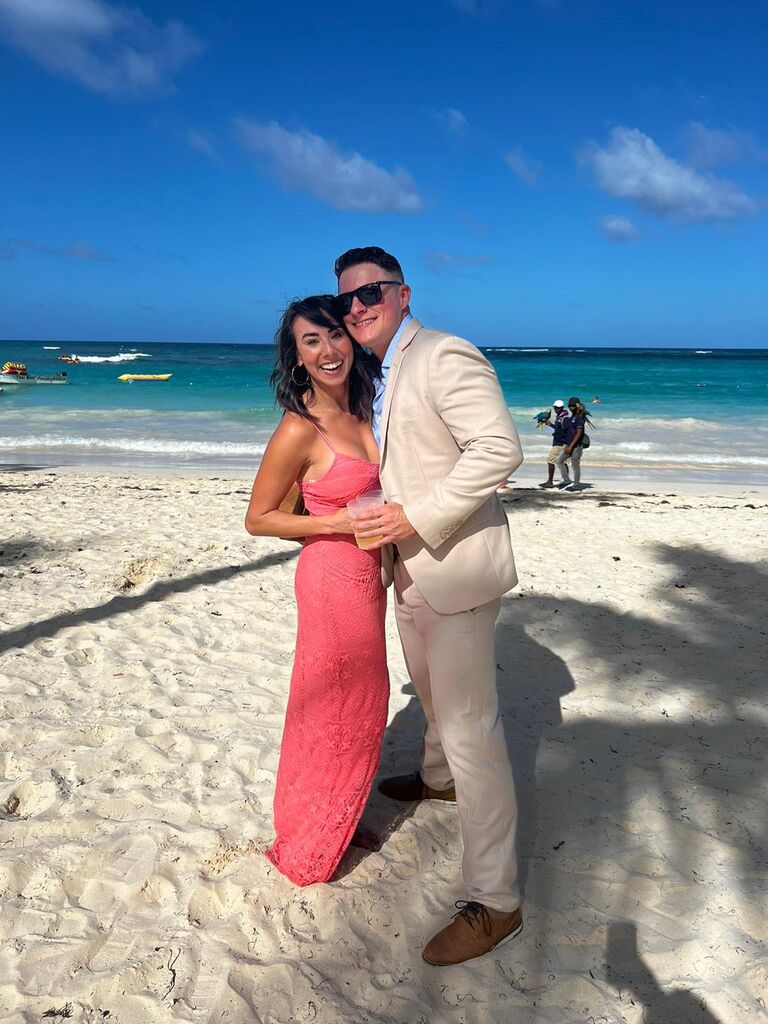 During a friend's wedding in Punta Cana, Dominican Republic, it finally dawned on Max that he had found his one-and-only special person.