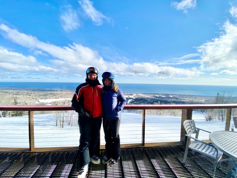 Valentine's ski trip to Lutsen! Scoreboard Update: Ski Resorts with Pretty Lake Views. 
Minnesota: 1
California: 0
