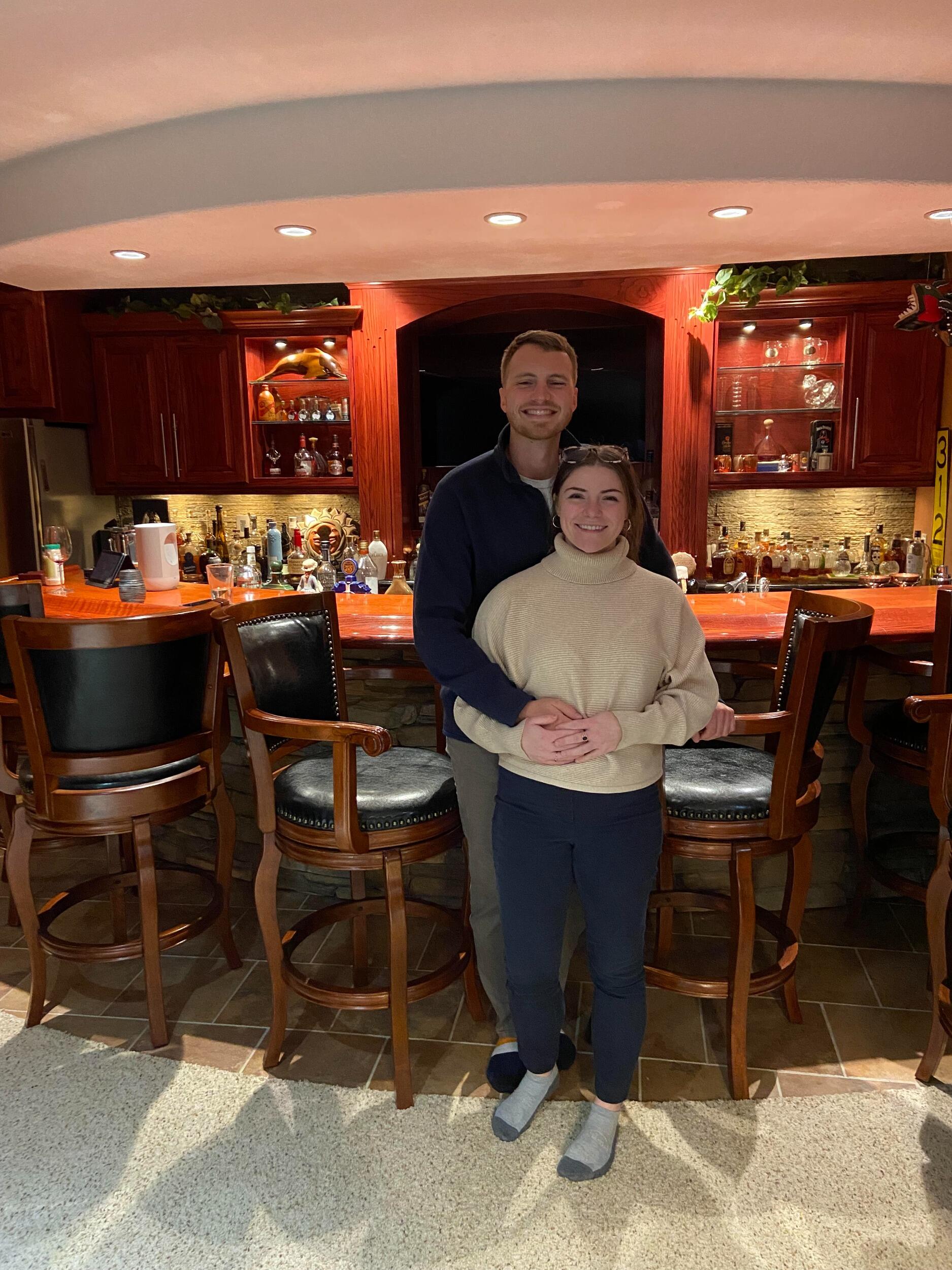 The Fall of 2023 was packed with camping, Oktoberfest, and Megan's 26th birthday party. Along with their packed social schedule, the couple spent their first major holiday together: Thanksgiving! 

And more serious conversations led them to decide to move in together after their leases were up in the new year. 