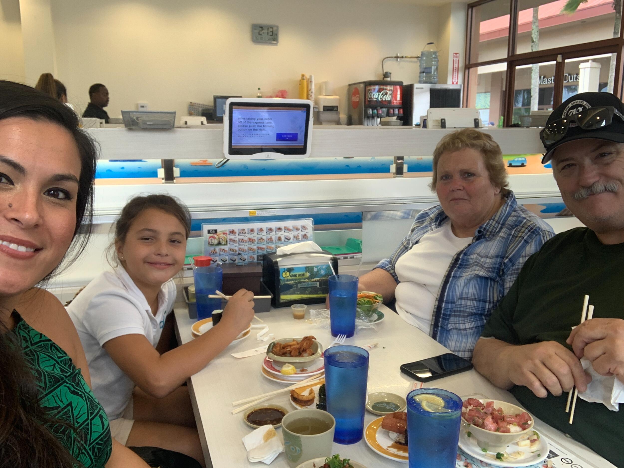 Lorna & Dan join us for Thanksgiving and our families meet for the first time!