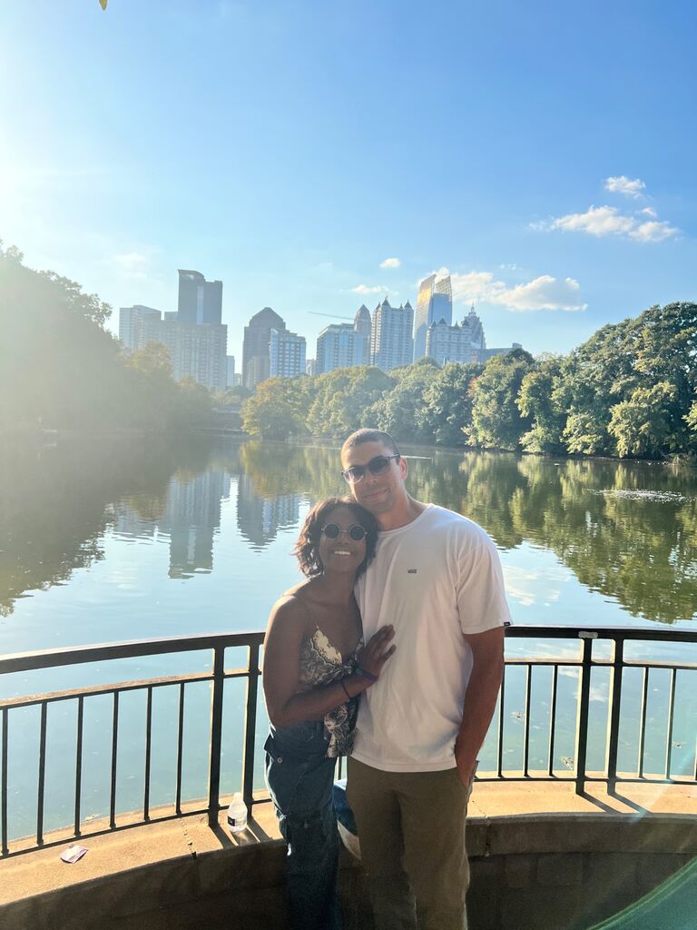 This was Brad’s first trip to Atlanta to meet my friends and family! We went during Pride!