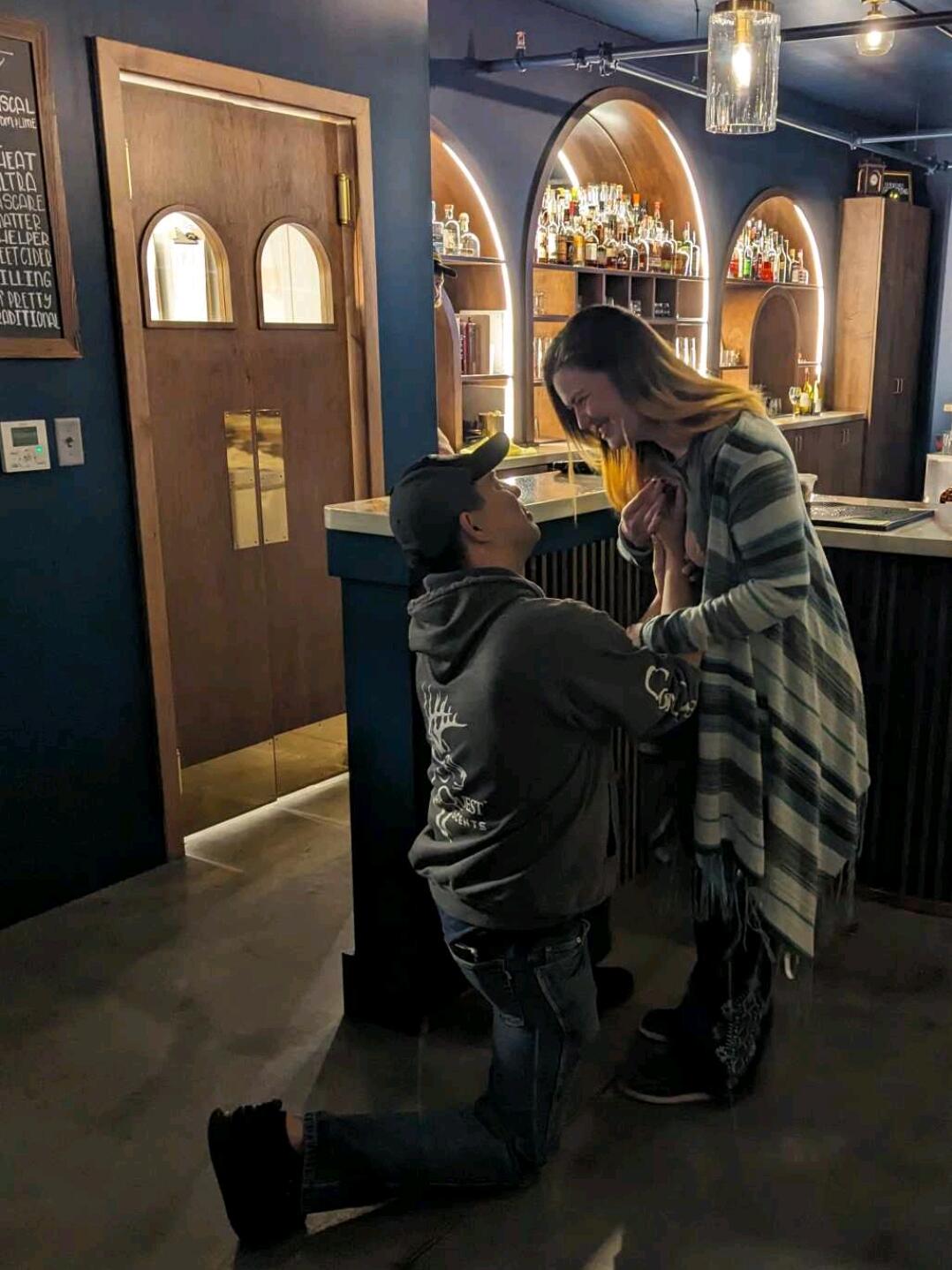 We got engaged!