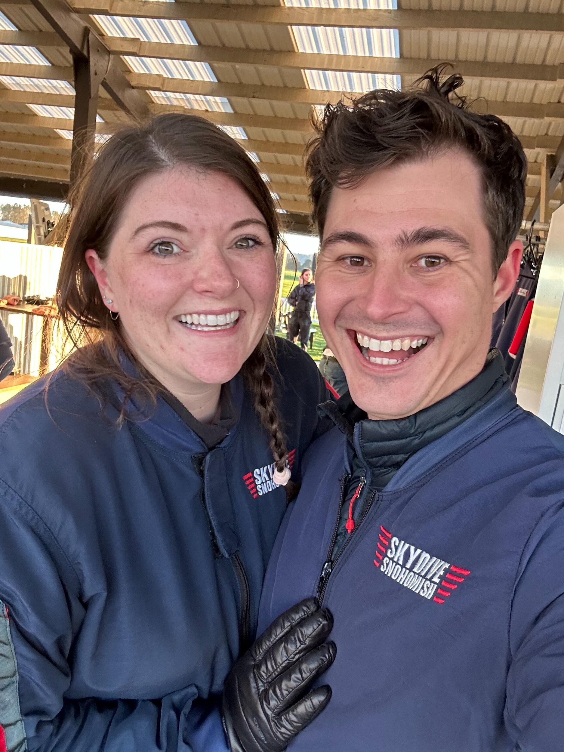 We went skydiving for Ryan's 30th!