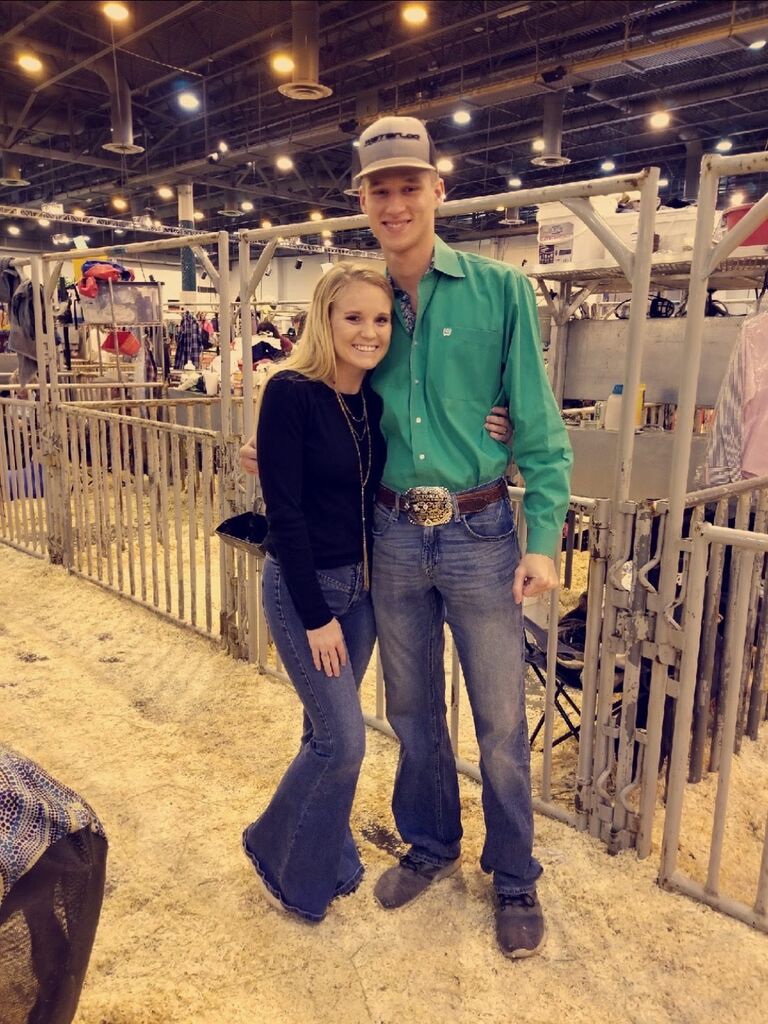 Traveling to livestock shows to watch Jake!