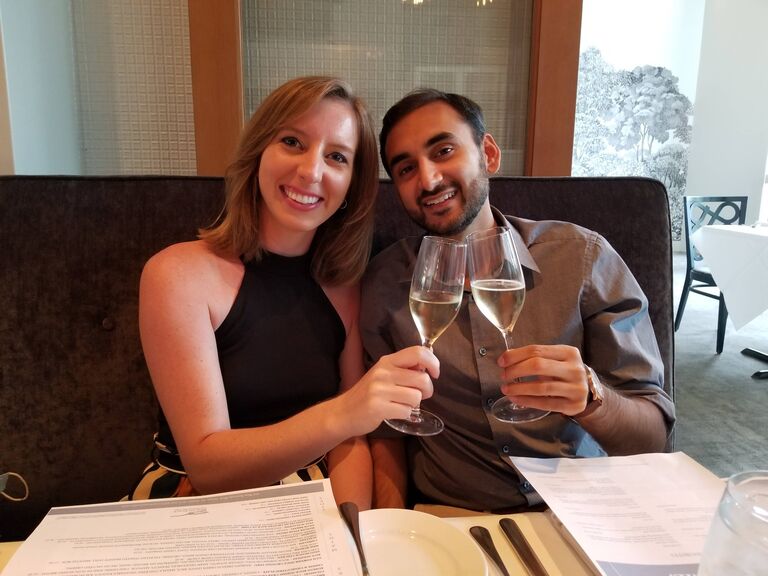 First time celebrating Julie's birthday together! Restaurant: Mise En Place, highly recommend!