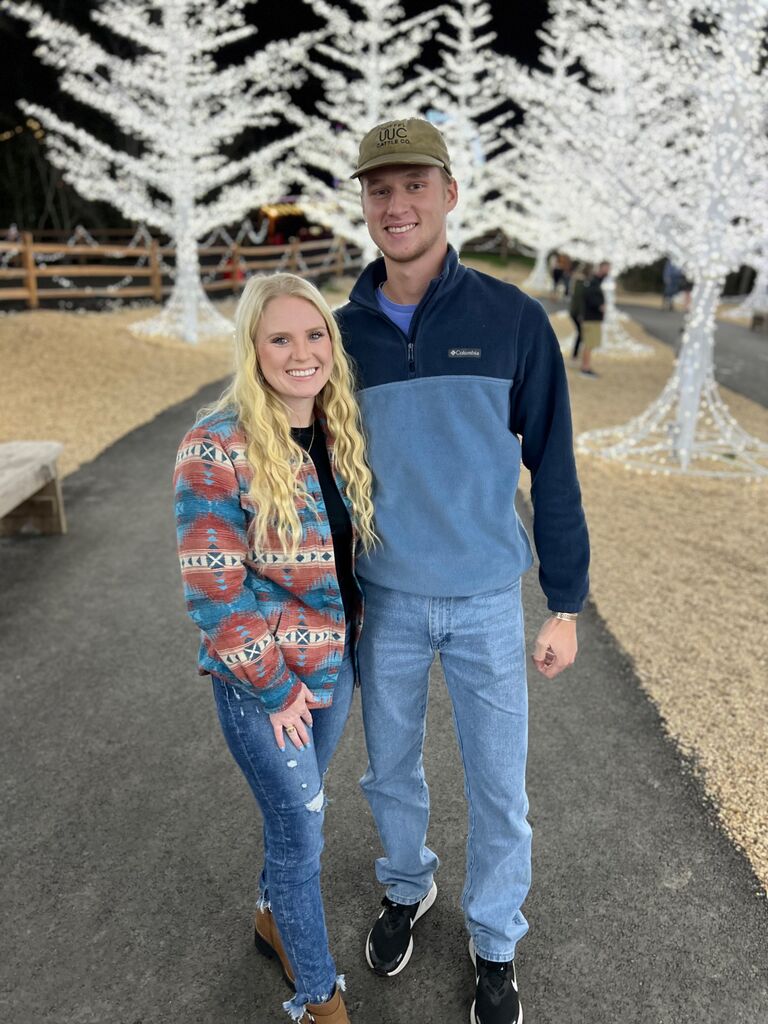 Last trip to Santa's Wonderland after finals as college students!