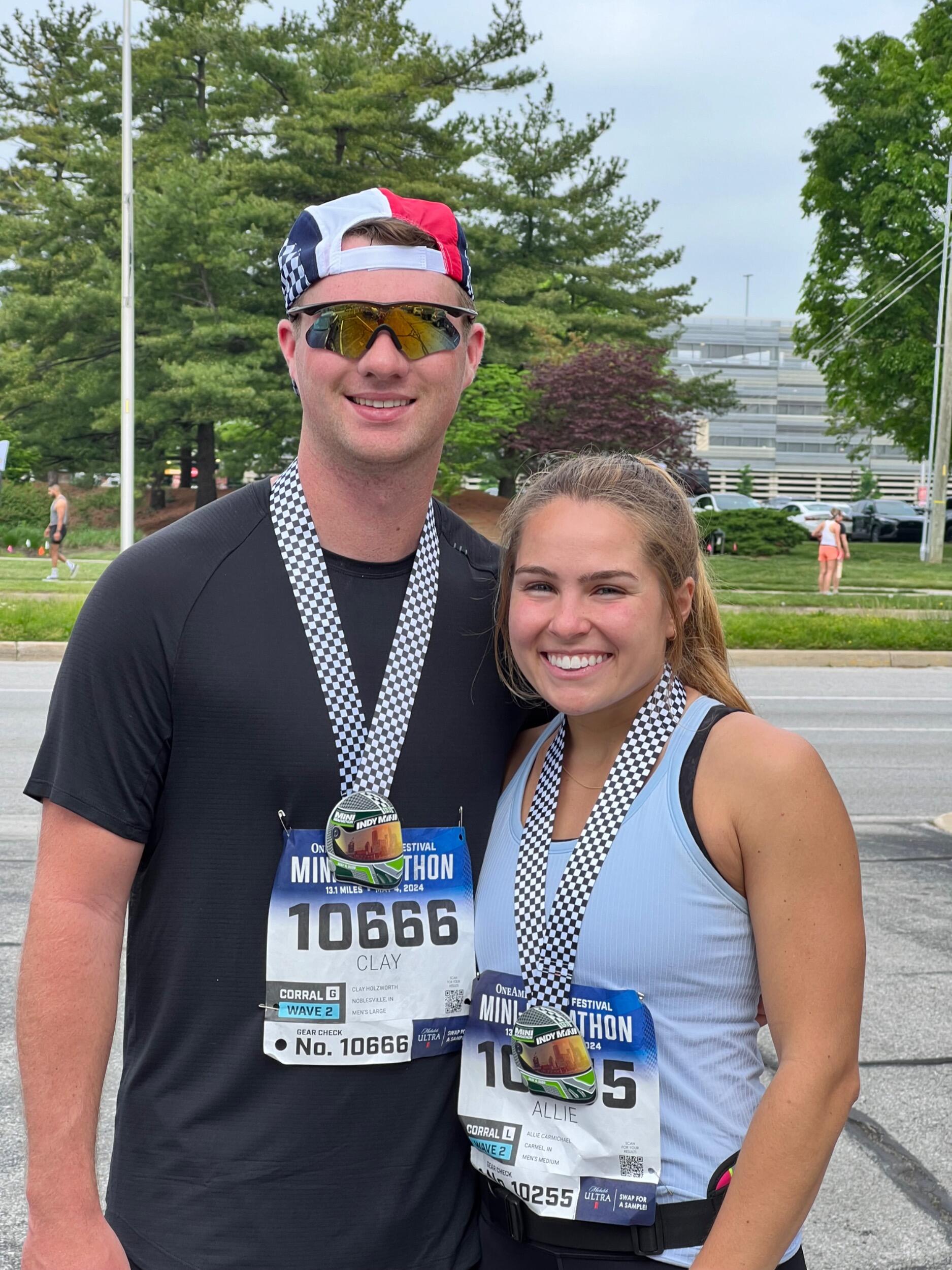 Our first half marathon together!!