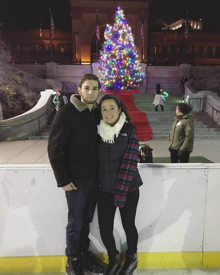 Our First Date as Boyfriend and Girlfriend at the Providence Rhode Island ice rink