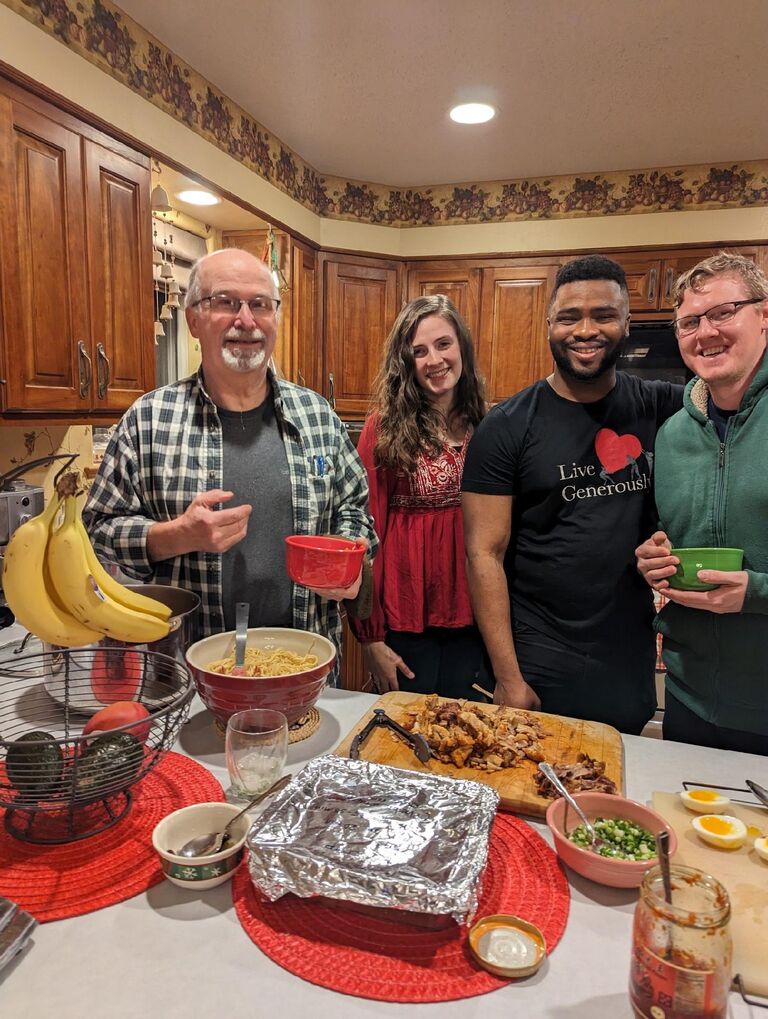 A trip to Crookston in the wintertime to visit Derefaa and his “American” family !!! 