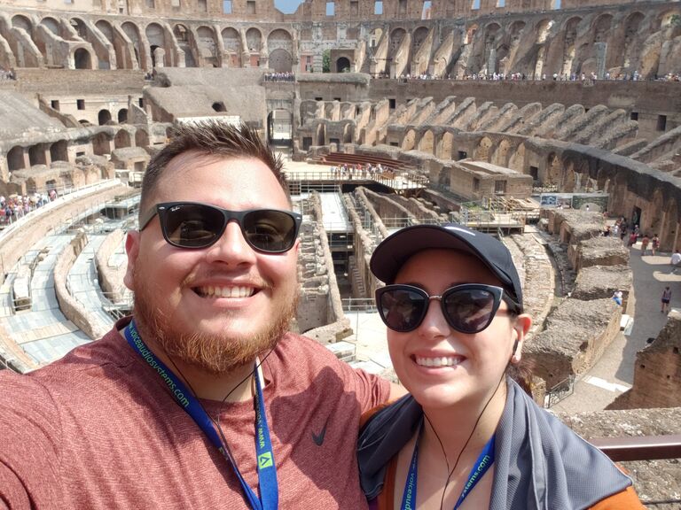 Roman Coliseum. Rome, Italy.
Our first international vacation.