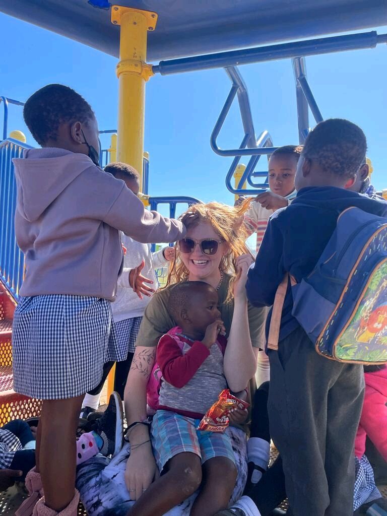 Michaela got to work with a food program in Eswatini. This was one of her favorite places on the trip. She fell in love with the kids!