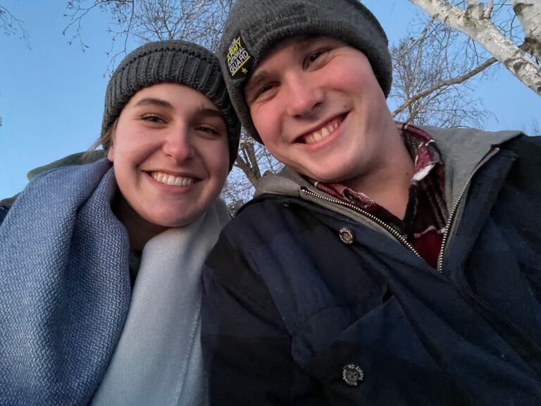 A romantic night complete with a sleigh ride at sunset.