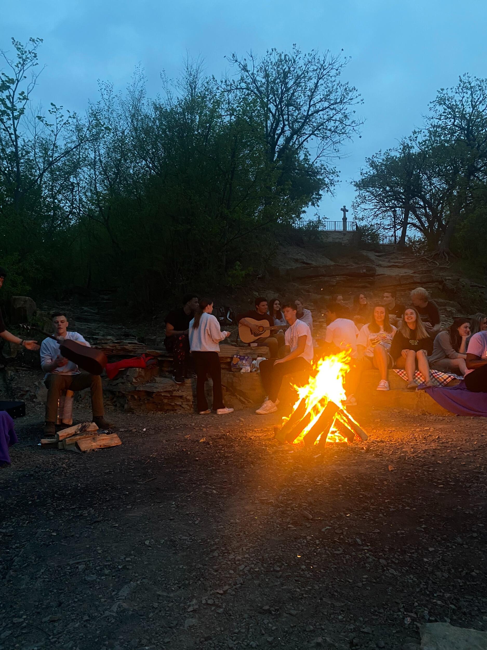 Jared officially asked Adrianna out at Friday night worship by UST after his roommate set up the two of them to be there at the same time. (Yes, it took Jared almost six months to realize Adrianna had been dropping hints to ask her out - haha)